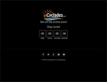 Tablet Screenshot of incyclades.com